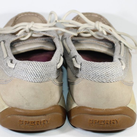 SPERRY Leather Boat Deck Shoe Topsider 7.5 - Picture 3 of 10